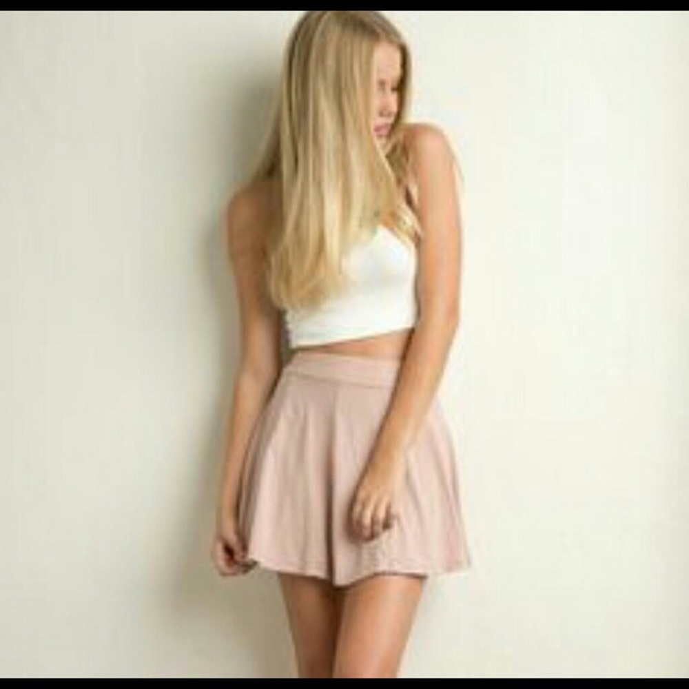 Brandy Melville suede skirt